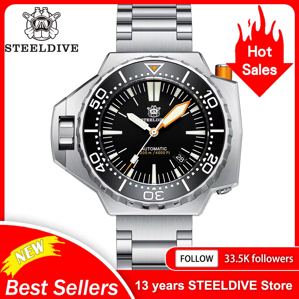 Proplof SD1969 V3 New Design 1200M Waterproof NH35 Automatic Oversize Mens Dive Watch